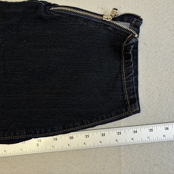 Torrid Jeans Womens 24R Blue Denim 3 Button Zipper Leg Jegging Pants Plus Size - Picture 7 of 9